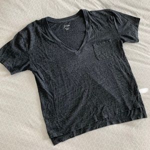 J.Crew Gray Pocket Tee